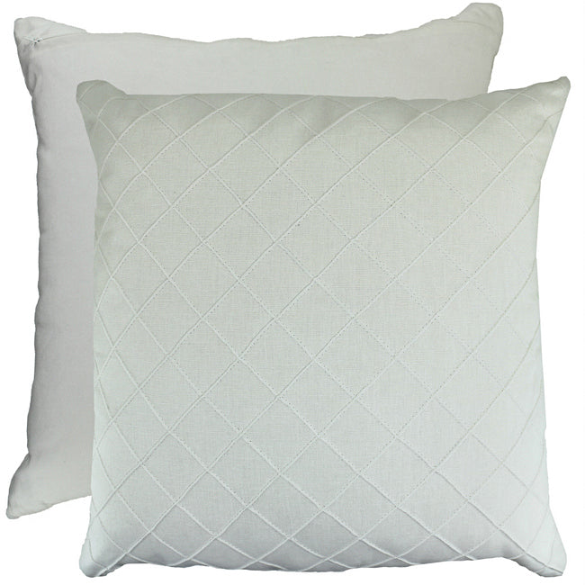 Izzard Linen Cushion White