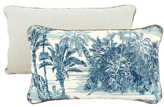 Tropic Hamptons Linen Cushion