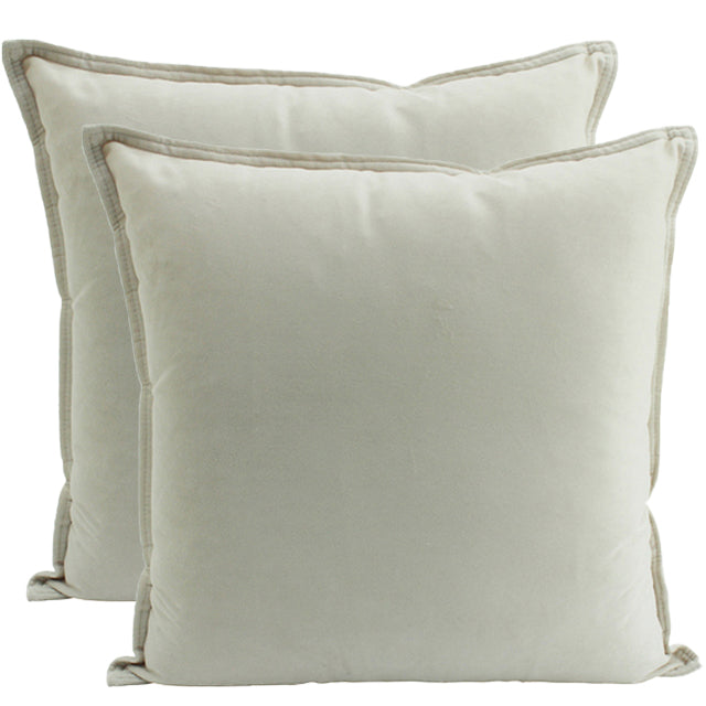 Velvet Cushion Champagne