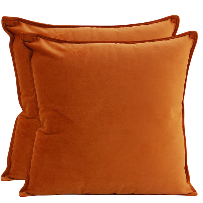 Velvet Cushion Saffron