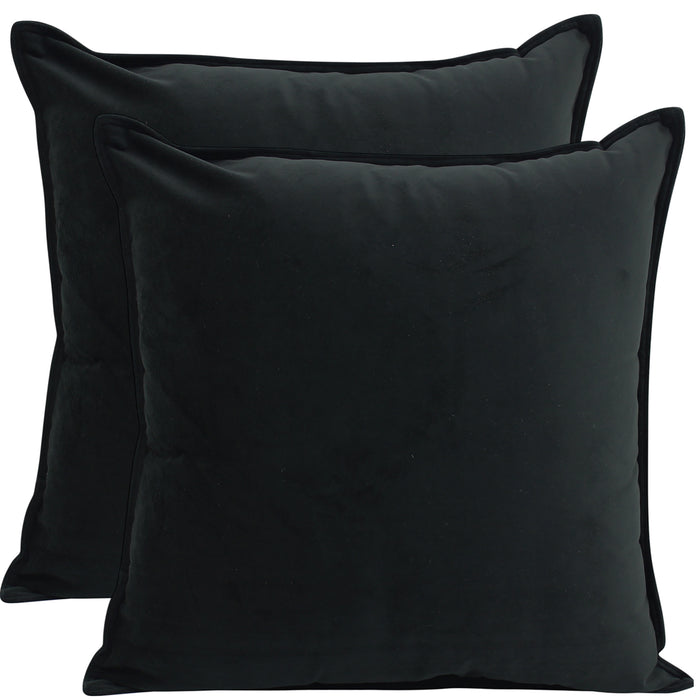Velvet Cushion Noir