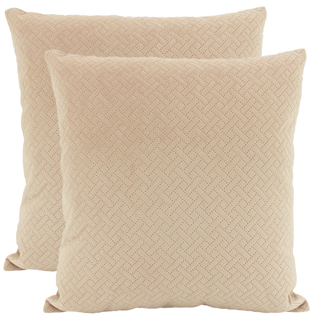 Brick Nude Velvet Cushion