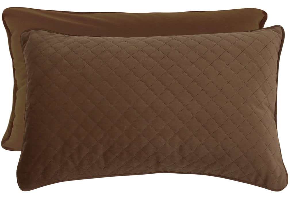 Diamond Velvet Cushion Mocha