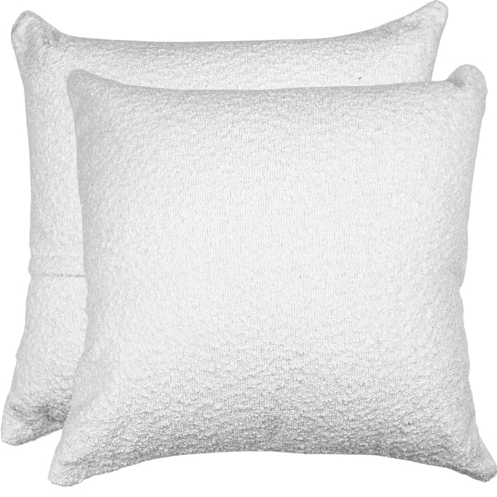 Chenille Cushion White