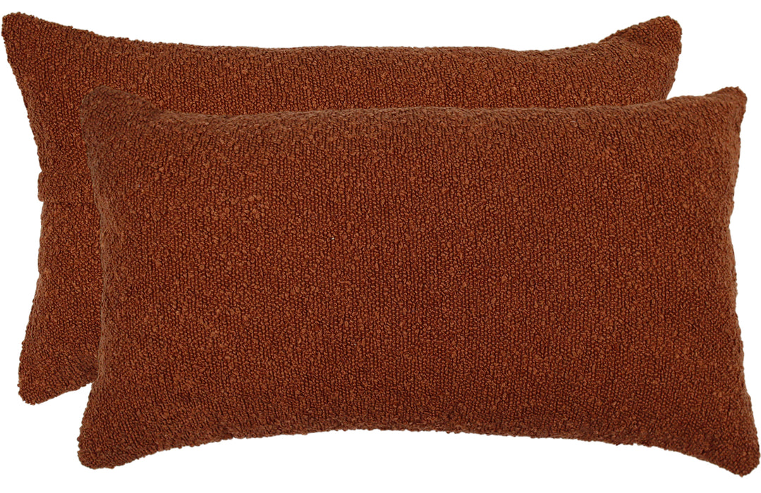 Chenille Cushion Rust