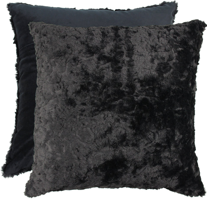 Fluffin Cushion Black