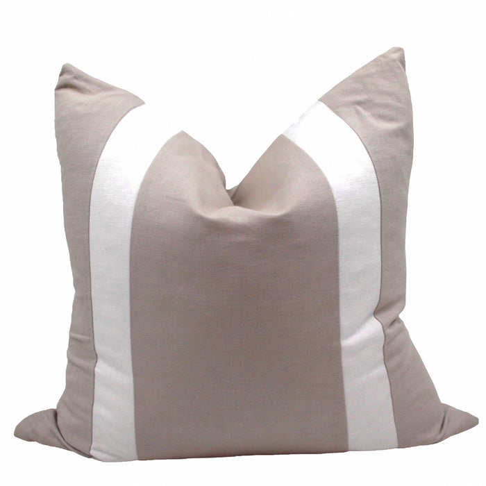 Jinx Cotton/Linen Cushion Feather Filled Natural