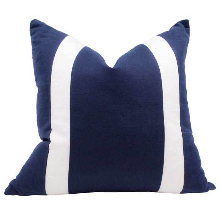 Jinx Cotton/Linen Cushion Feather Filled Navy