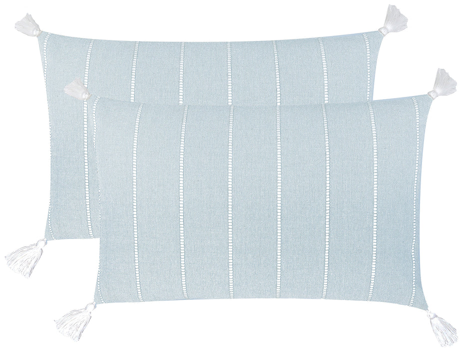 Jessy Cotton Cushion blue