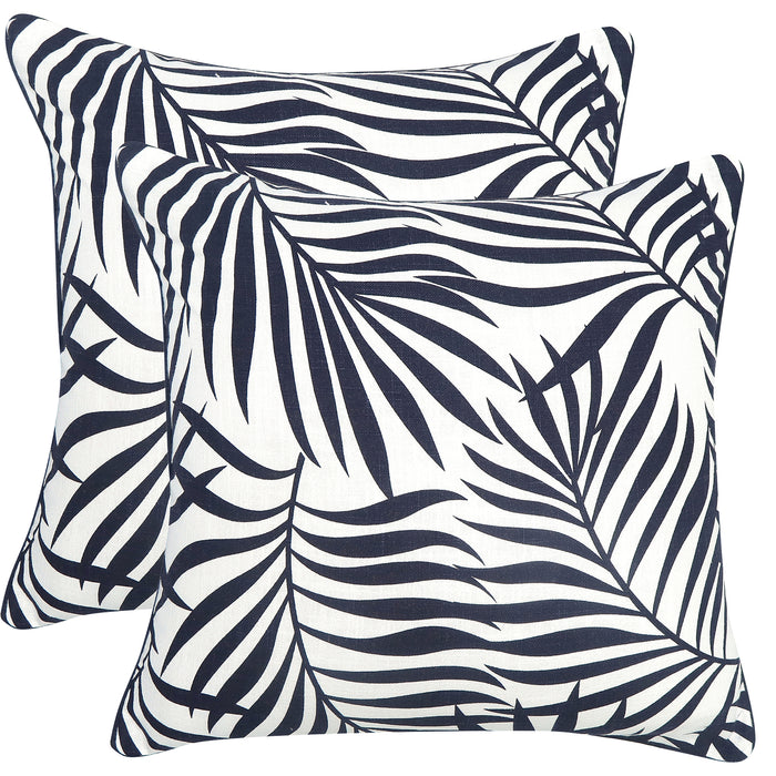 PalmyDays Cotton Cushion Navy