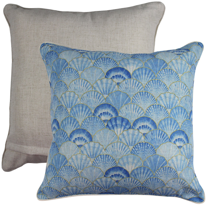 Shell Haven Linen Cushion