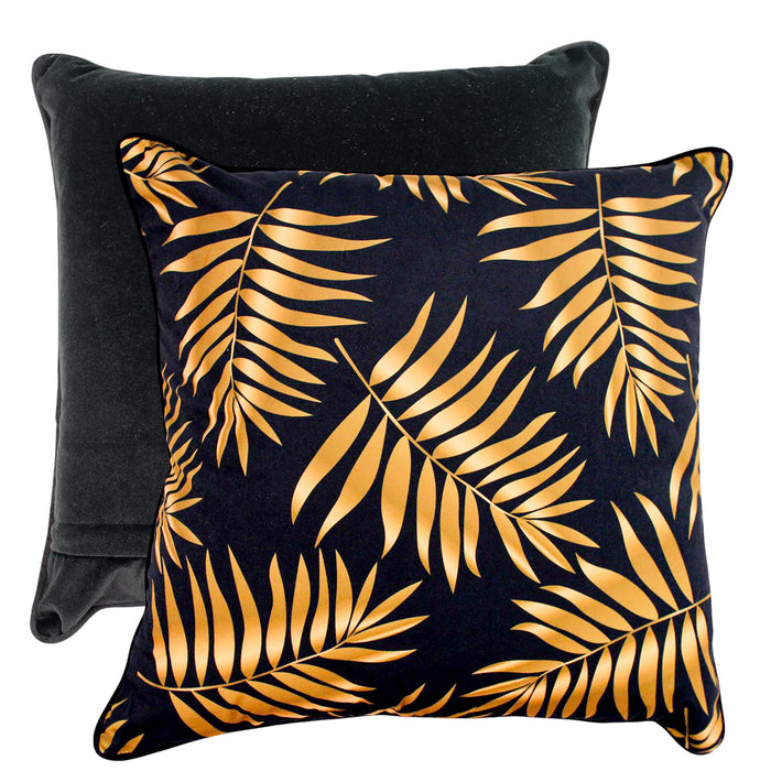 Frondz Only Velvet Cushion
