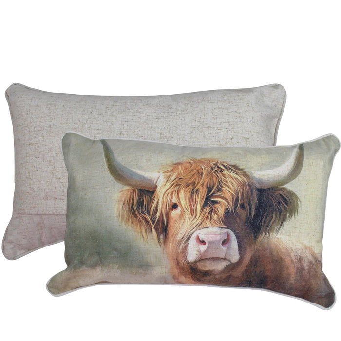 Horn to Be Wild Linen Cushion