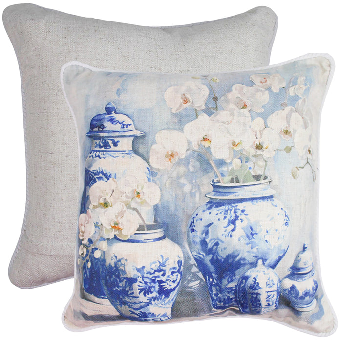 Pot tery in Motion Linen Cushion