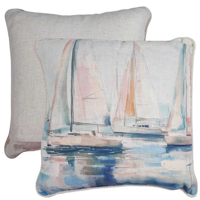 Nautical But Nice Linen Cushion