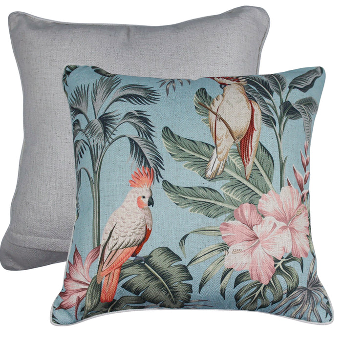 Soft Squawk Linen Cushion