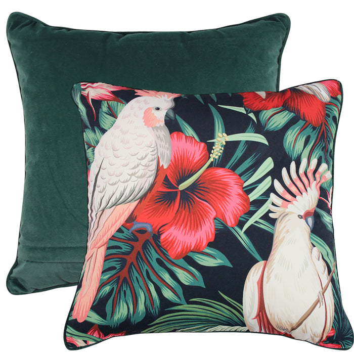 Bold Beak Velvet Cushion