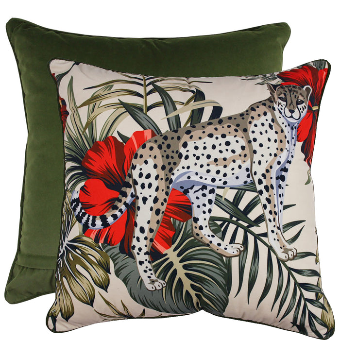 Wild Bloom Velvet Cushion