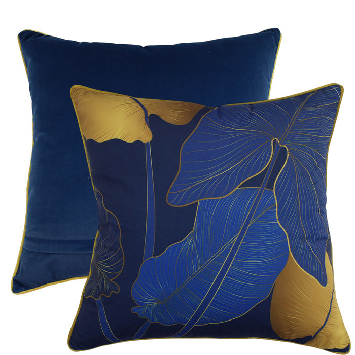 Golden Glade Velvet Cushion