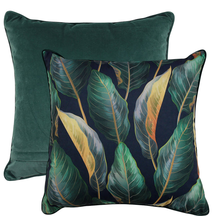 Leaf It Velvet Cushion