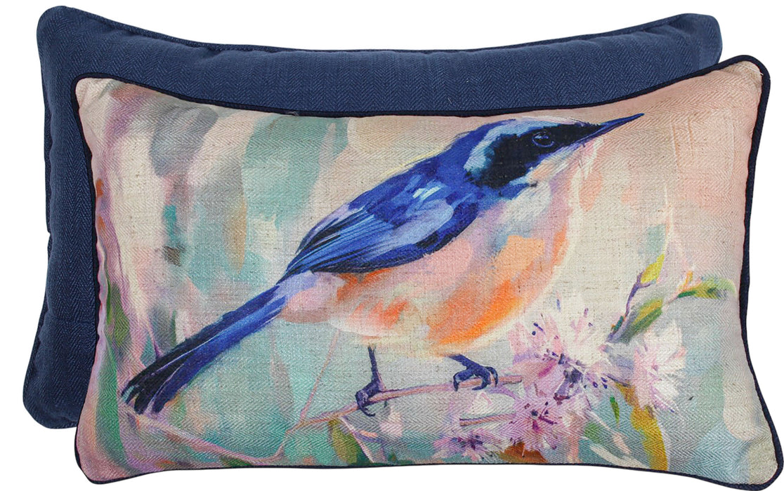 Wing & Bloom Linen Cushion