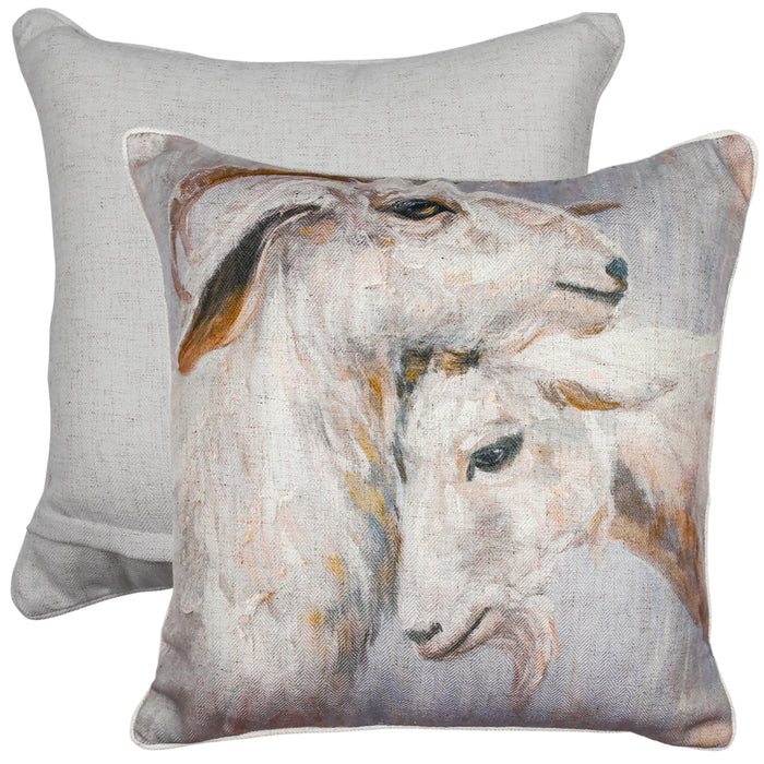 We Goat Together Cushion