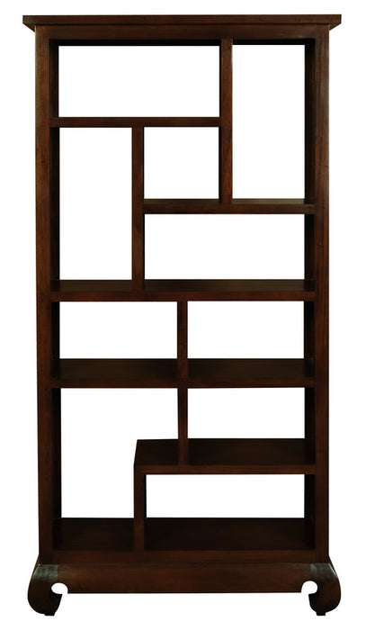 Dynasty 10 Cube Display Shelf, Mahogany