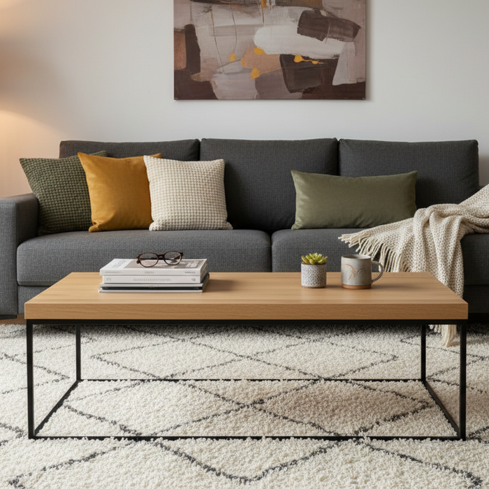 Oak Rectangular Coffee Table