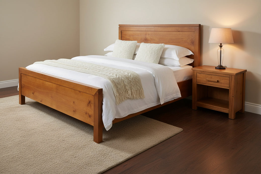 Rondo Deluxe Solid Wood Platform Bed Frame - Australia Made