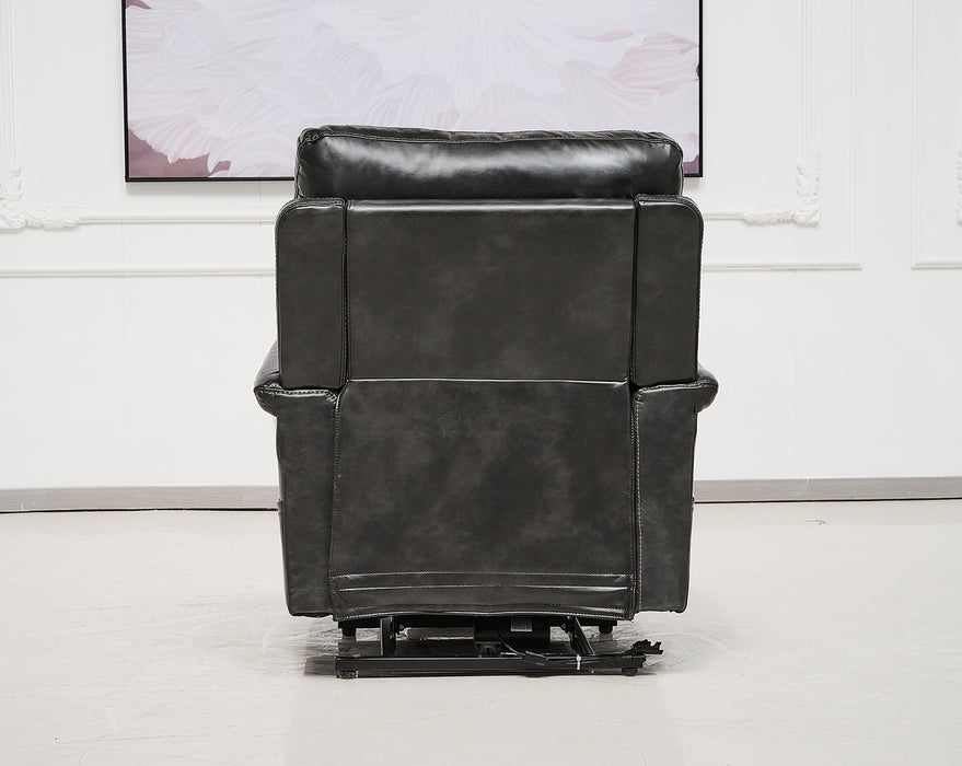 Carlo Lift Chair Black Faux Leather