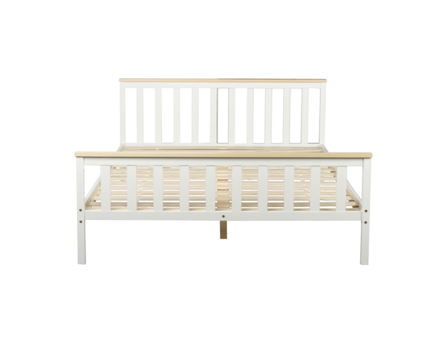 Glebe Queen Bed - Pine Wood
