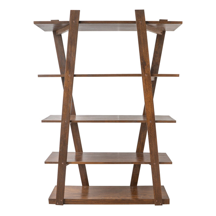 V Shaped 1.2m Solid Timber Display Case