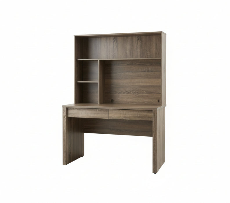 Ibazi Study Desk and Hutch Oak