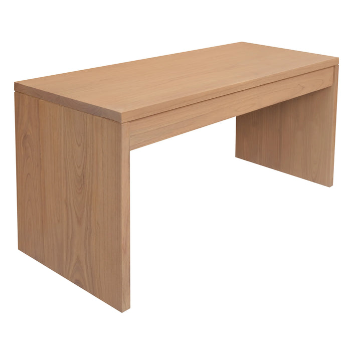 Apollo 2 Drawer Writing Desk Natural 150cm