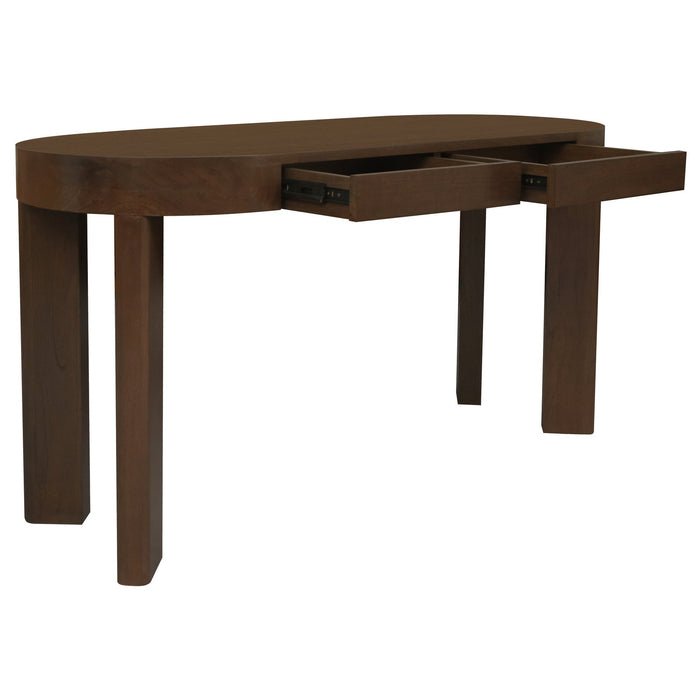 Brentwood 2 Drawer Oval Desk