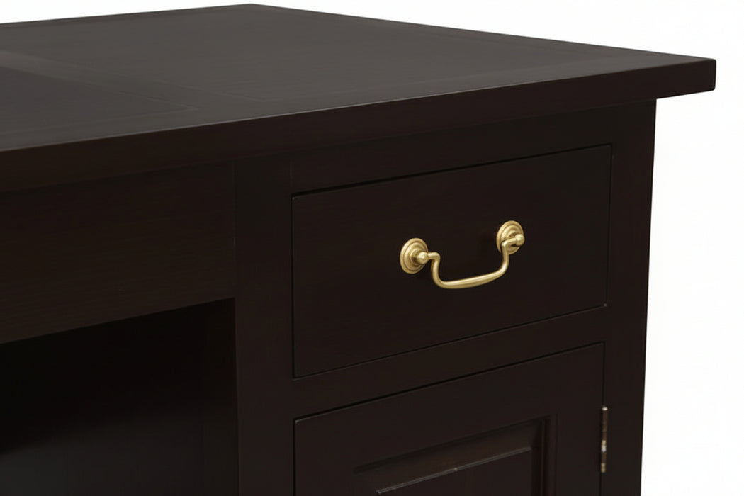 Tasmania Office Desk Chocolate 160cm