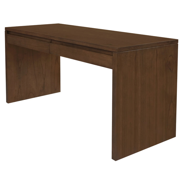 Walnut Apollo 2 Drawer Writing Desk 150cm