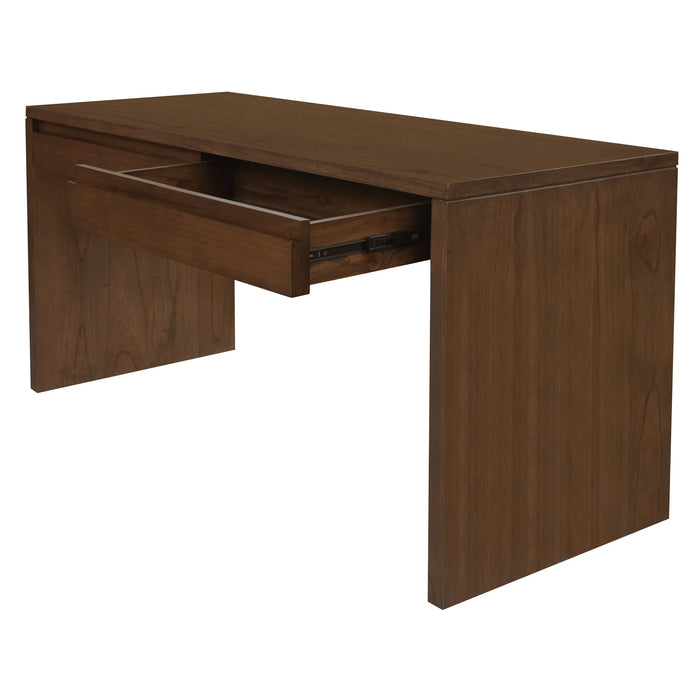 Walnut Apollo 2 Drawer Writing Desk 150cm