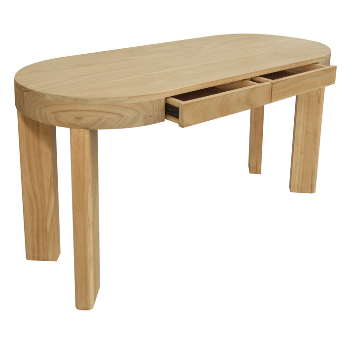 Brentwood 2 Drawer Oval Desk