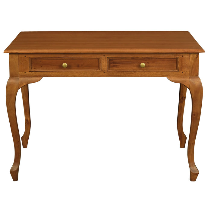 Queen Anne 2 Drawer Desk