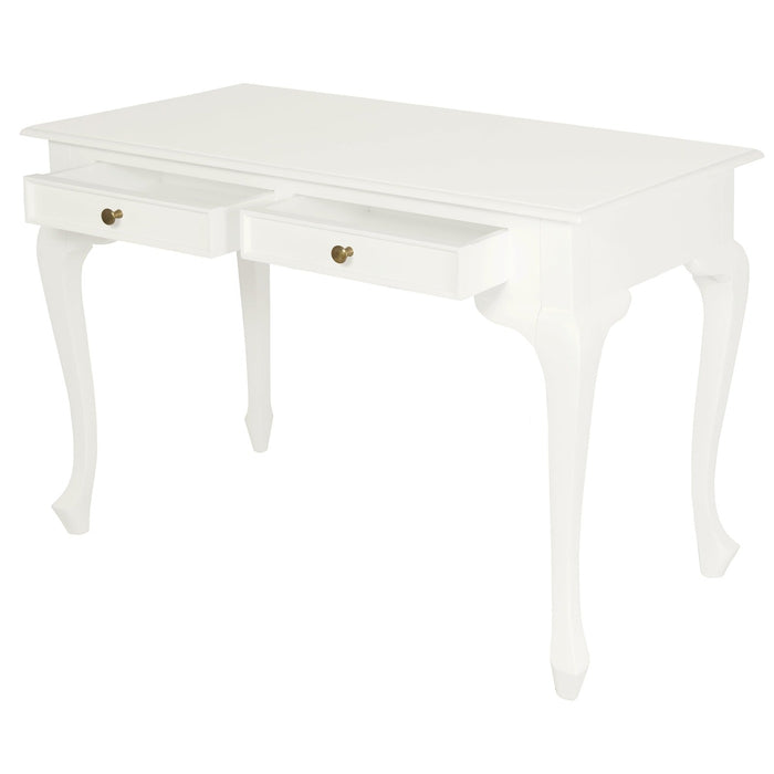 Queen Anne 2 Drawer Desk