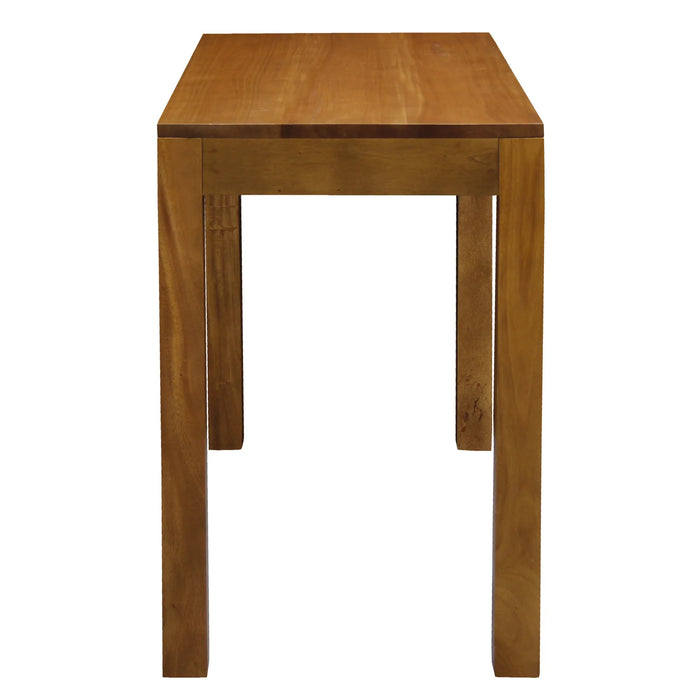Amsterdam 2 Drawer Desk Light Pecan 110cm