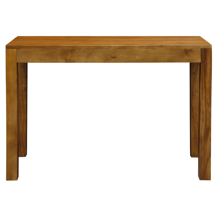 Amsterdam 2 Drawer Desk Light Pecan 110cm