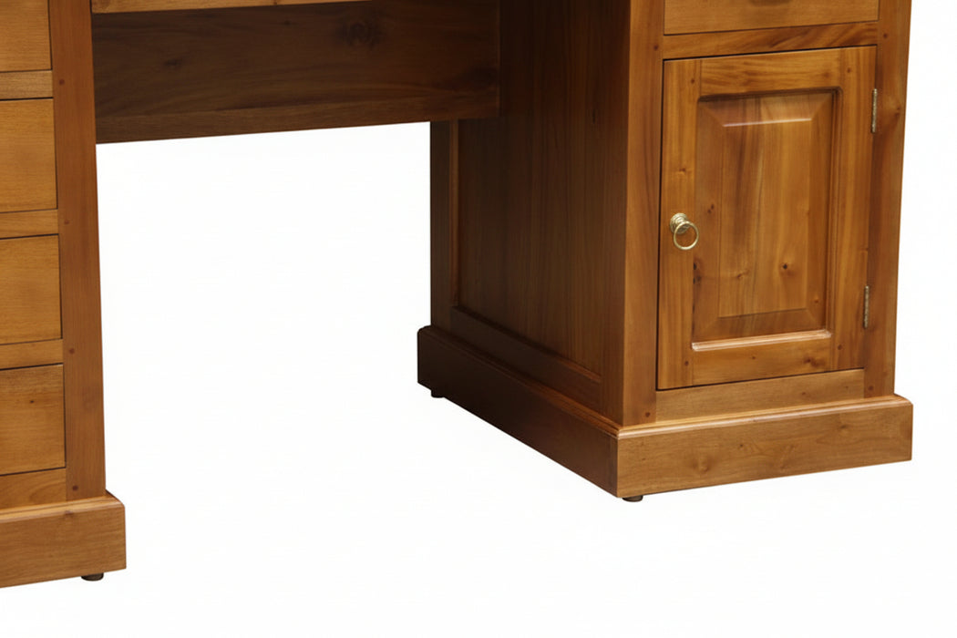 Tasmania Office Desk Light Pecan 160cm