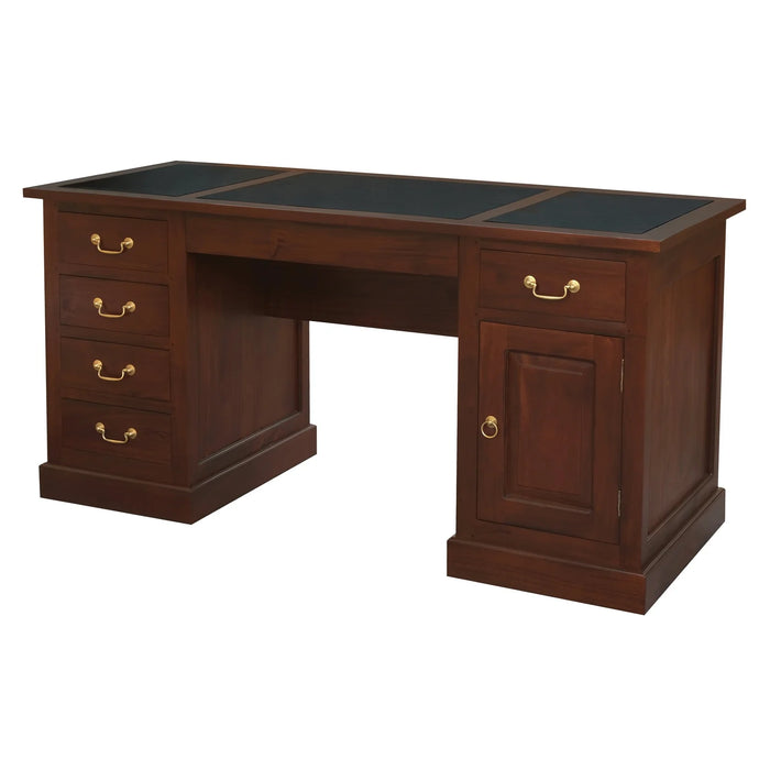 Tasmania Office Desk Walnut 160cm