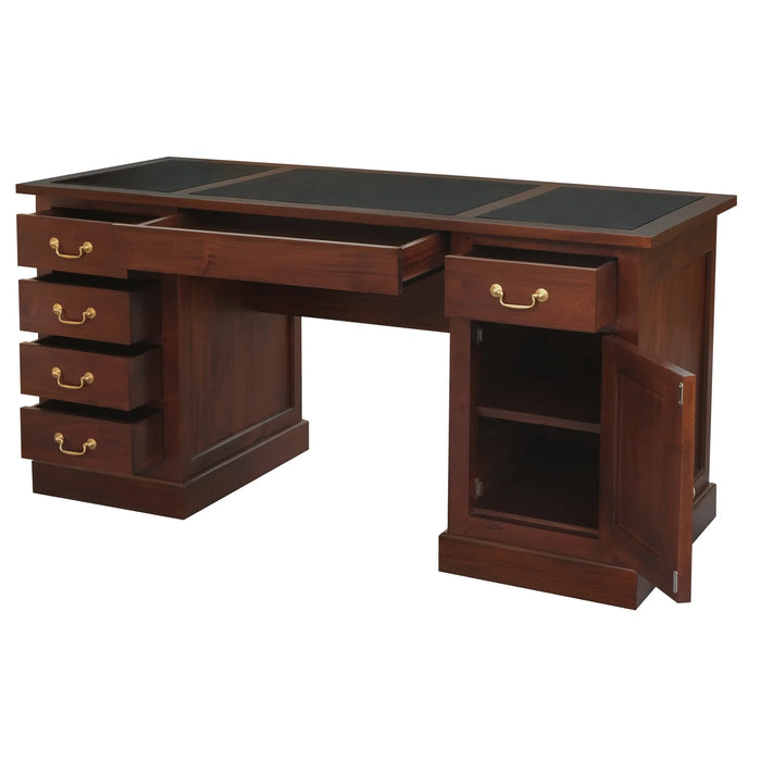 Tasmania Office Desk Walnut 160cm