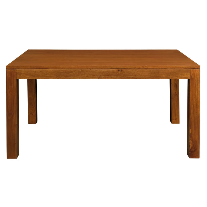 Amsterdam 1.8m Solid Mahogany Wood Dining Table Set - Light Pecan