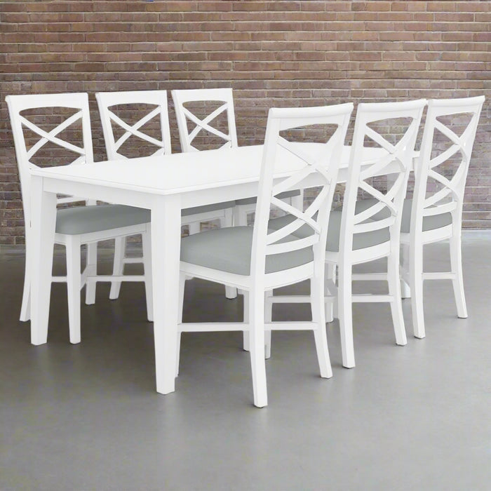 Hampton 7 Piece Dining Table & Chair Set
