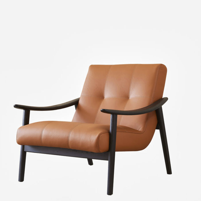 Modern Genuine Leather Armchair