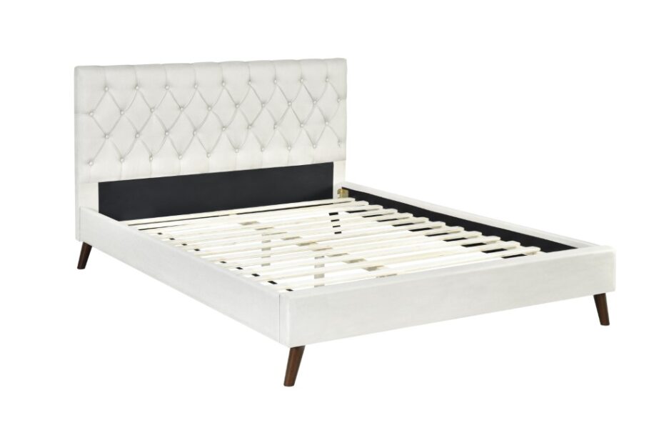 Jodie Bed in Fabric Cream